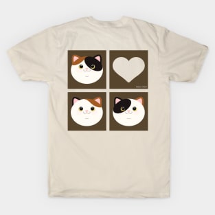 Love Calico Cats T-Shirt